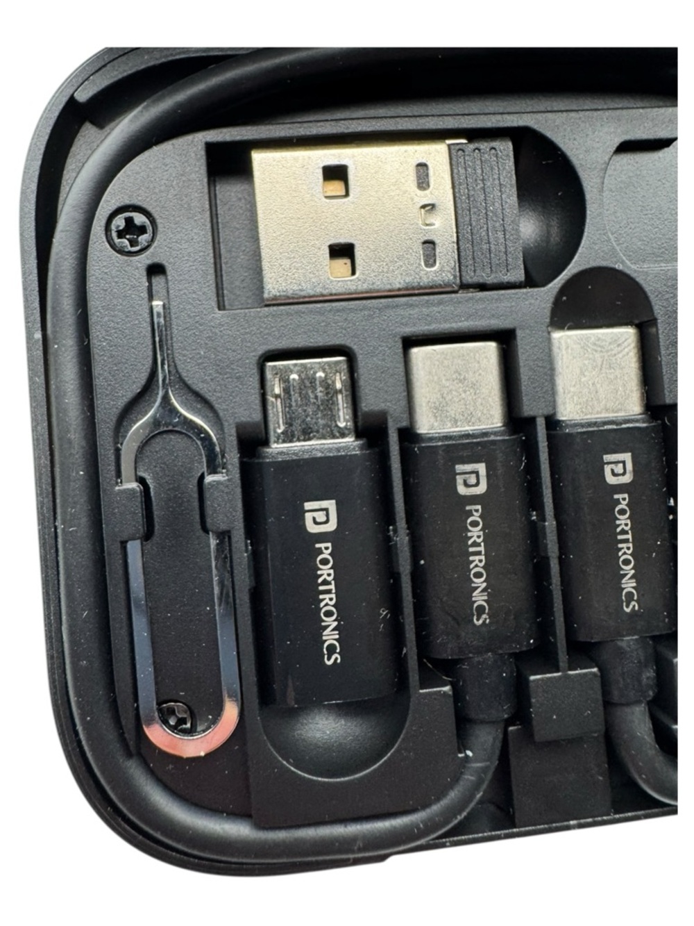 Travel Cable‎ Kit USB-C Micro Lightning TF SIM Card Case - Picture 3 of 8